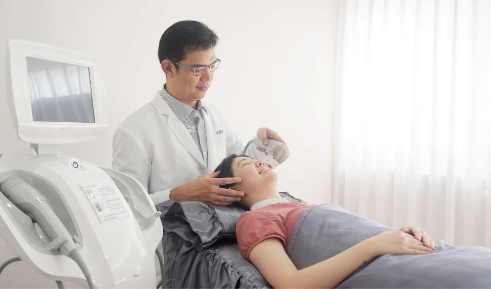 Clinic treatment illustration